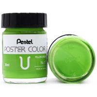 Tinta Guache Profissional Pentel Poster Color 17 verde cítrico