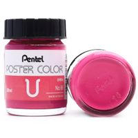 Tinta Guache Profissional Pentel Poster Color 66 rosa primavera