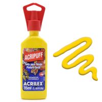 Tinta Acripuff para Tecido Acrilex 35ml 505 - amarelo ouro