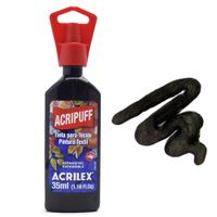 Tinta Acripuff para Tecido Acrilex 35ml 520 - preto