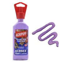 Tinta Acripuff para Tecido Acrilex 35ml 528 - lilás