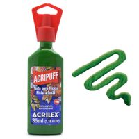 Tinta Acripuff para Tecido Acrilex 35ml 513 - verde musgo
