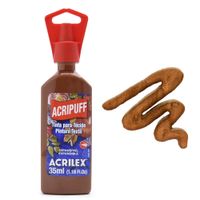 Tinta Acripuff para Tecido Acrilex 35ml 531 - marrom