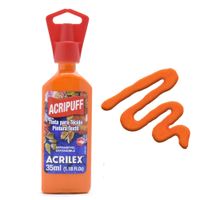 Tinta Acripuff para Tecido Acrilex 35ml 517 - laranja