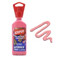 Tinta Acripuff para Tecido Acrilex 35ml 567 - rosa chá