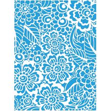 Stencil Arte Fácil 18 x 23 cm - ST-801 Flores e Folhas