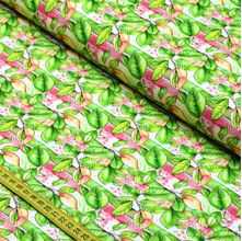 Tecido Estampado Para Patchwork - Tartar : Folhas (0,50x1,50)
