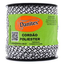 Cordão Trançado Poliéster 4,0mm Teia de Aranha - 50 metros