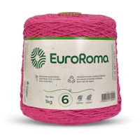 Barbante EuroRoma Colorido Nº06 1,0Kg Pink