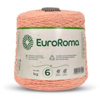 Barbante EuroRoma Colorido Nº06 1,0Kg Salmão