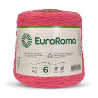 Barbante EuroRoma Colorido Nº06 1,0Kg Melancia