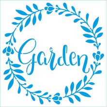 Stencil Litoarte 14 x 14 cm - STA-205 Garden