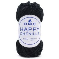 Fio DMC Happy Chenille 15g 22 preto