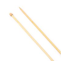 Agulha Tricô de Bambu - 35cm @pragentemiuda 6,0mm