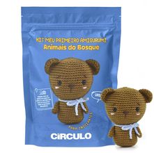 Kit Meu Primeiro Amigurumi Animais do Bosque - Urso