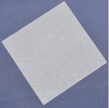 Tela Plástica para Bolsa 30 x 30cm Branca Círculo - 3 Unidades