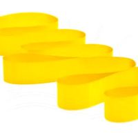 Fita de Cetim Nº 03 15mm com 50 Metros - Fitas Progresso 763 amarelo gema