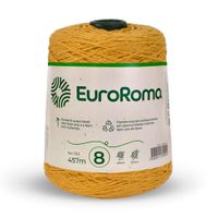 Barbante EuroRoma Colorido nº08 600g Mostarda