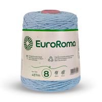 Barbante EuroRoma Colorido nº08 600g Azul bebê