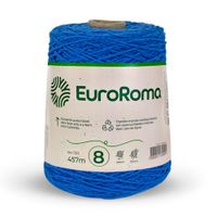 Barbante EuroRoma Colorido nº08 600g Azul royal