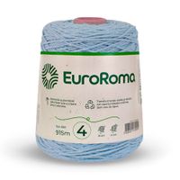 Barbante EuroRoma Colorido nº04 600g Azul bebê