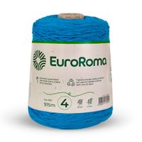 Barbante EuroRoma Colorido nº04 600g Azul piscina