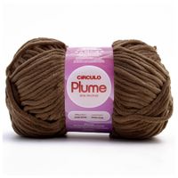 Fio Plume Círculo 100g  7382 chocolate