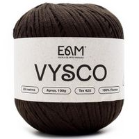 Linha Vysco 100g - 100% Viscose Marrom café