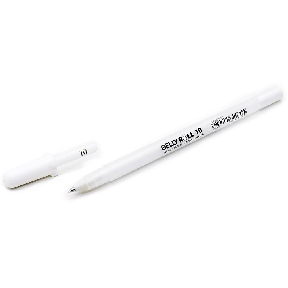 Caneta Gelly Roll Branca Sakura 1.0 - Ponta Grossa