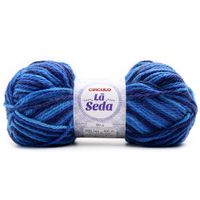 Lã Seda Mesclada Círculo 100g - Acrílico e Lã Natural 9482 bali