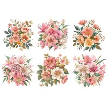 Estampa Fácil Fabricart - Bouquets Rosa