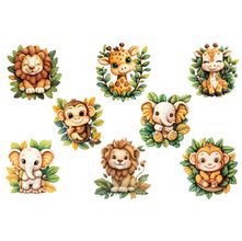 Estampa Fácil Fabricart - Safari Laranja
