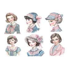 Estampa Fácil Fabricart - Moças Anos 30