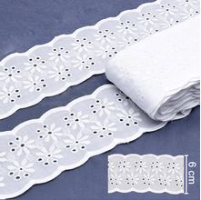 Renda Entremeio Círculo 475904 Branco 6,0 cm 13,7 Metros - 100% Algodão