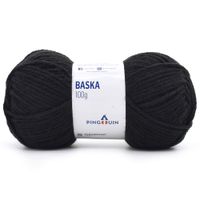 Fio Baska 100g - Pingouin 100 preto