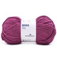 Fio Baska 100g - Pingouin 3363 rosa bispo