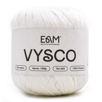 Linha Vysco 100g - 100% Viscose Branco