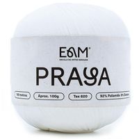 Linha Praya 100g - Fio com Elasticidade Branco