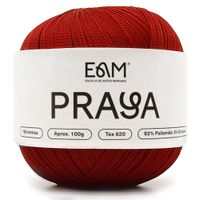 Linha Praya 100g - Fio com Elasticidade Vermelho