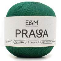 Linha Praya 100g - Fio com Elasticidade Verde floresta