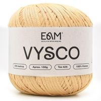Linha Vysco 100g - 100% Viscose Areia