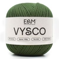 Linha Vysco 100g - 100% Viscose Oliva
