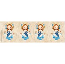 Tecido Tricoline Coleção Santinhos: Nossa Senhora Imaculada Conceição (0,50x1,50)
