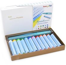 Giz Pastel Oleoso Aquarelavel Pentel - 12 cores