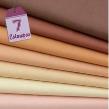 Kit de Tecido Algodão Tons de Pele de Boneca (50x150) 7 Estampas