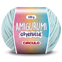 Fio Amigurumi Chenille Círculo 100g - PRÉ-VENDA 2204 verde candy