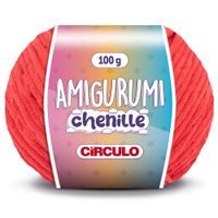Fio Amigurumi Chenille Círculo 100g - PRÉ-VENDA 3635 paixão