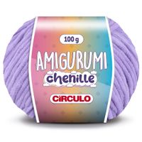 Fio Amigurumi Chenille Círculo 100g - PRÉ-VENDA 6029 orquídea