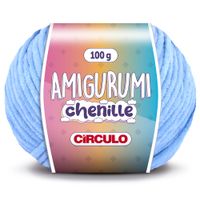 Fio Amigurumi Chenille Círculo 100g - PRÉ-VENDA 2137 hortênsia