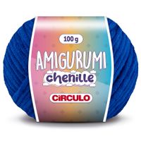 Fio Amigurumi Chenille Círculo 100g - PRÉ-VENDA 2745 marinheiro